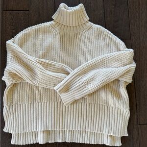 Madewell: Wide Rib Turtleneck Sweater